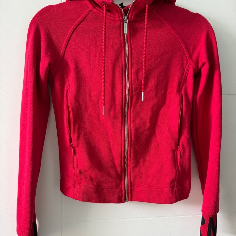 Armani Exchange Red Bomber Jacket